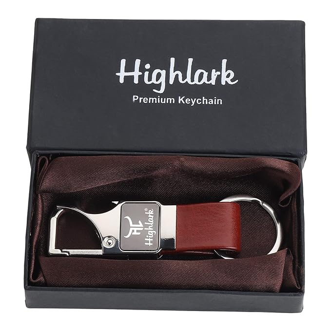 Highlark® Exclusive Metal Keychain | Keychain For Home, Office, Car & Bike etc | Compatible with All Vehicles | Heavy Duty Keyring for Men & Women